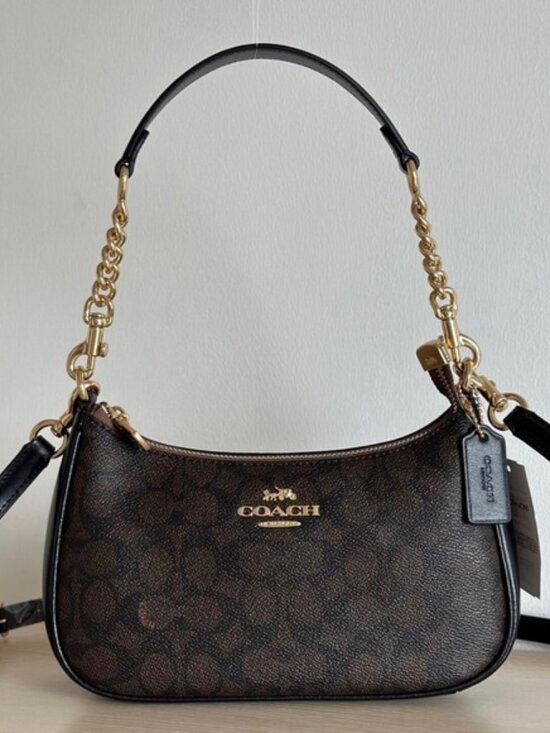 Coach Handbags - coach Teri Shoulder Bag In Signature Canvas